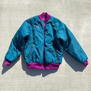 Vintage 90s Columbia Reversible Puffer- Size Small